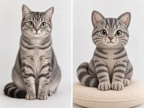 AI Plush Toy: before and after